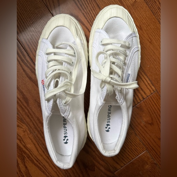 SOLD NWOT Superga 2630 Stripe Sneaker Platform - Picture 4 of 10